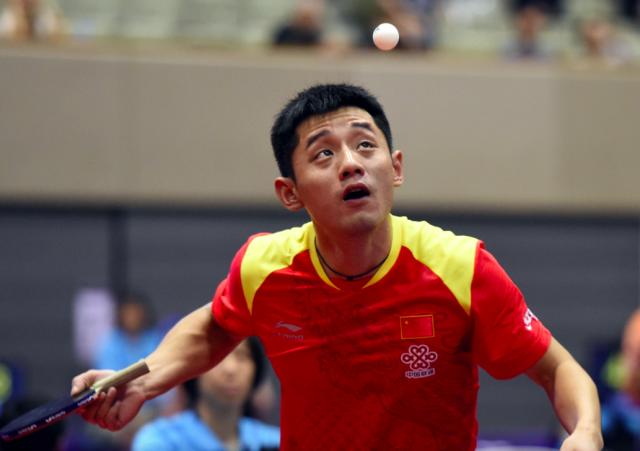 英格兰队鏖战韩国队，张继科关键制胜