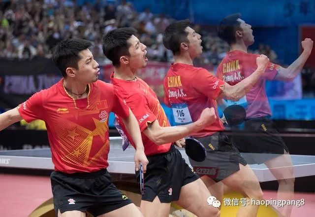 英格兰队鏖战韩国队，张继科关键制胜